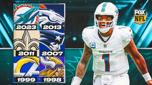 TYREEK HILL Trending Image: How do 2023 Dolphins stack up with best offenses in NFL history?